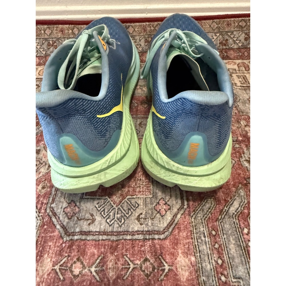 Hoka Mach 6 Wide Mens 10.5 Running Shoes Dusk Deep Water Blue 1147833 DDW - Picture 4 of 7